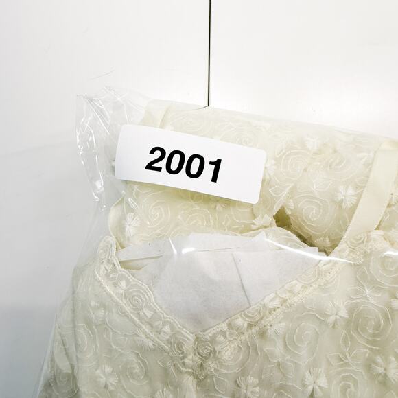 Vintage 1950s Luxite by Holeproof Nylon Slip Dress Nylon Cream - Size 34 - Picture 10 of 10